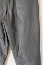 Vintage 80s Solmar Melbourne Grey Leather Pants Size XS