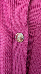 Vintage 80s Casaveen Pink Wool Cardigan Size S (Made in Tasmania)