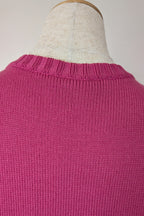 Vintage 80s Casaveen Pink Wool Cardigan Size S (Made in Tasmania)