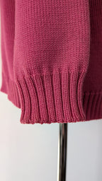 Vintage 80s Casaveen Pink Wool Cardigan Size S (Made in Tasmania)