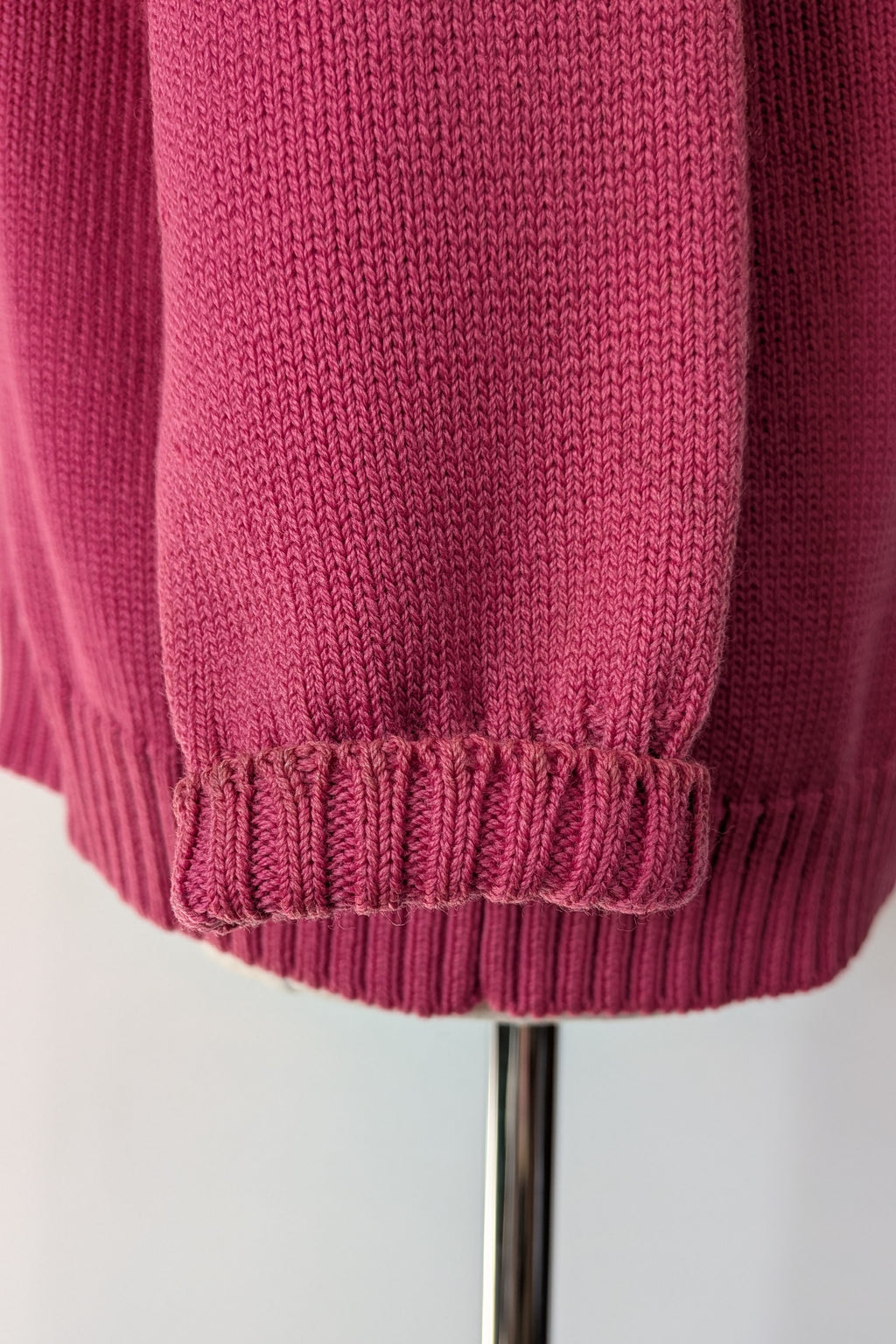 Vintage 80s Casaveen Pink Wool Cardigan Size S (Made in Tasmania)
