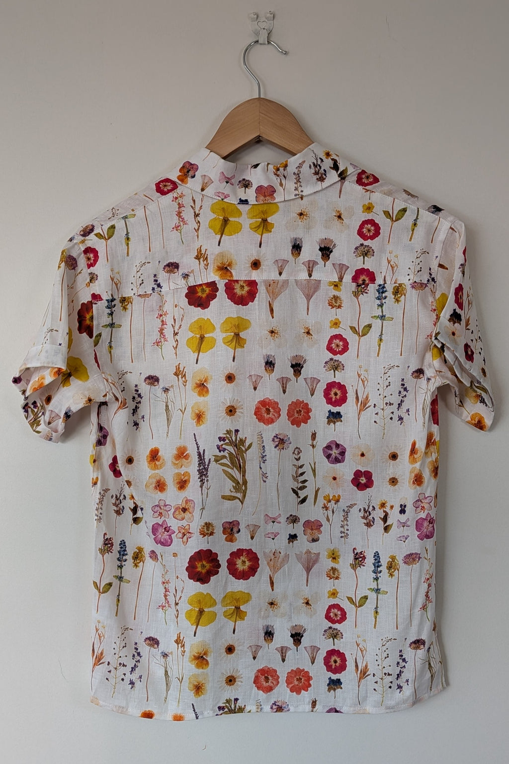 Cools Club 70's Pressed Floral Linen Shirt Size 6 BNWT RRP $99.95
