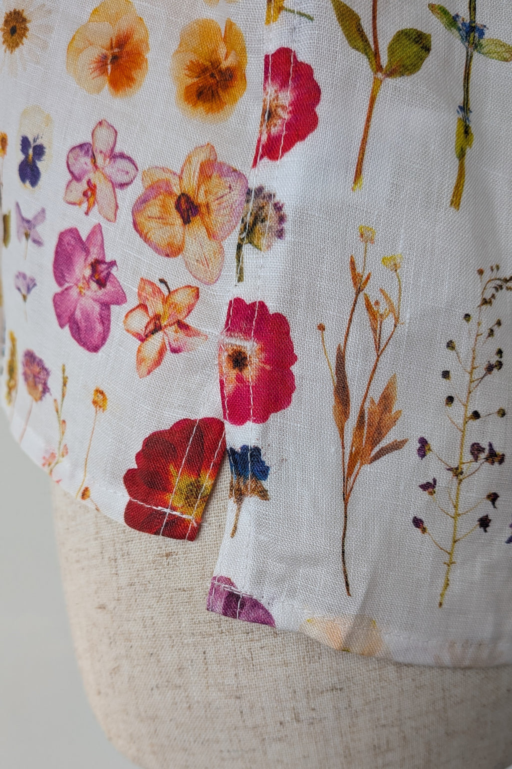 Cools Club 70's Pressed Floral Linen Shirt Size 6 BNWT RRP $99.95