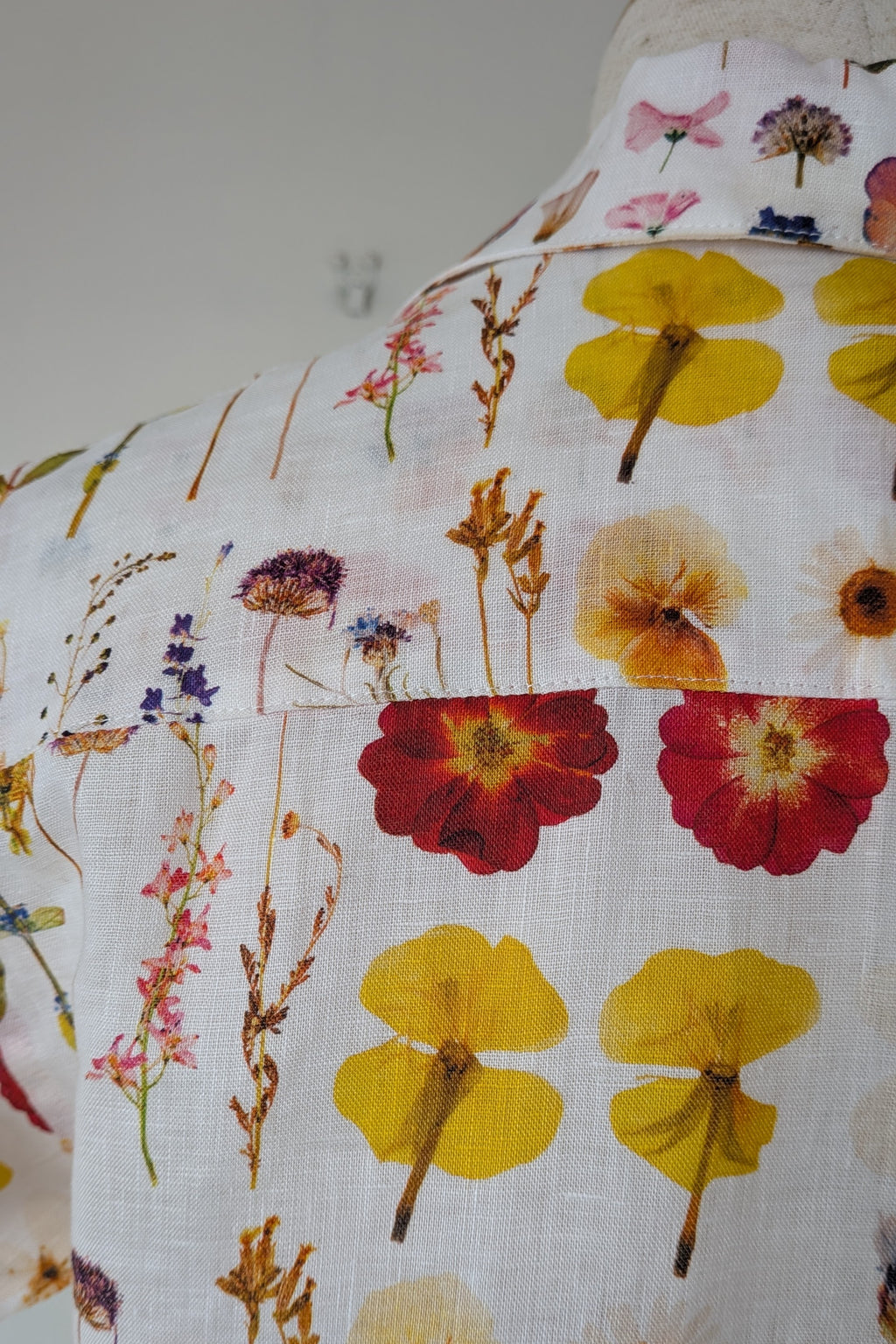 Cools Club 70's Pressed Floral Linen Shirt Size 6 BNWT RRP $99.95