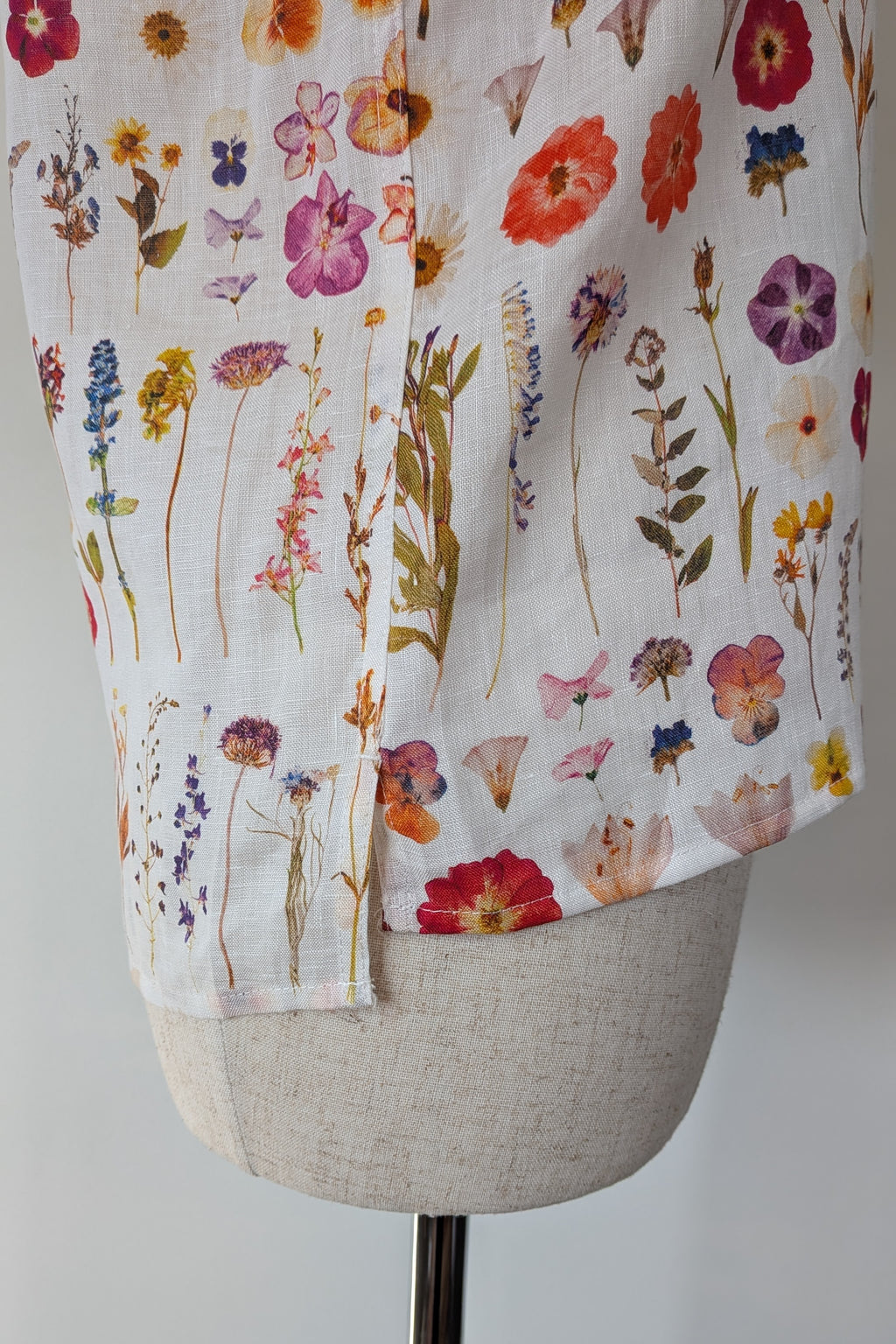 Cools Club 70's Pressed Floral Linen Shirt Size 6 BNWT RRP $99.95