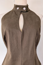 Glassons Mossy Wood Halter Top Size 10 BNWT RRP $39.99