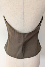 Glassons Mossy Wood Halter Top Size 10 BNWT RRP $39.99