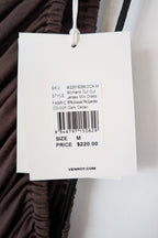 Venroy Cut Out Jersey Mini Dress in Dark Cacao Size M BNWT RRP $220