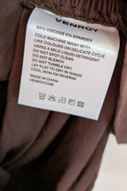 Venroy Cut Out Jersey Mini Dress in Dark Cacao Size M BNWT RRP $220