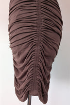 Venroy Cut Out Jersey Mini Dress in Dark Cacao Size M BNWT RRP $220
