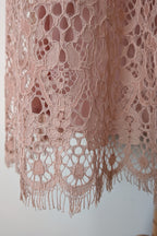 ASOS Lace Midi Dress with Pinny Bodice in Soft Blush Size 18 BNWT RRP $145
