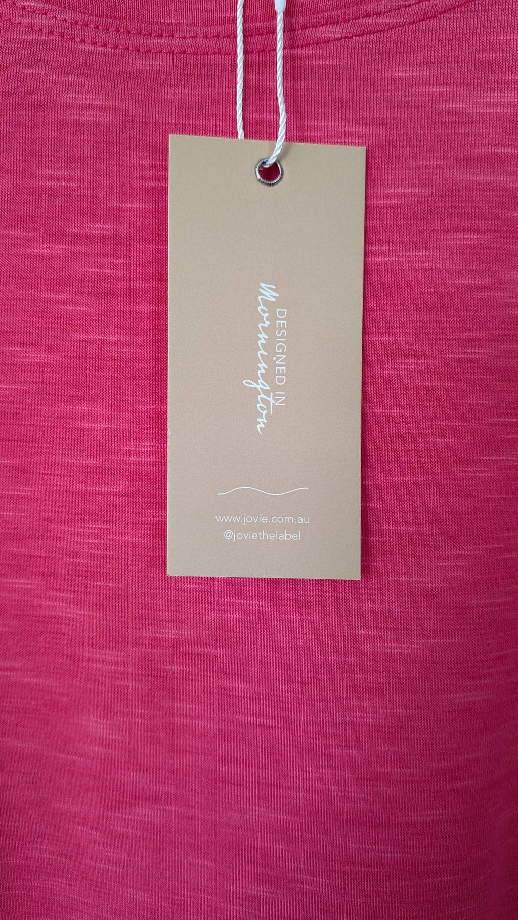 Jövie the Label Sienna Tiered Midi Dress in Fuchsia Pink Size 14 BNWT RRP $99.95