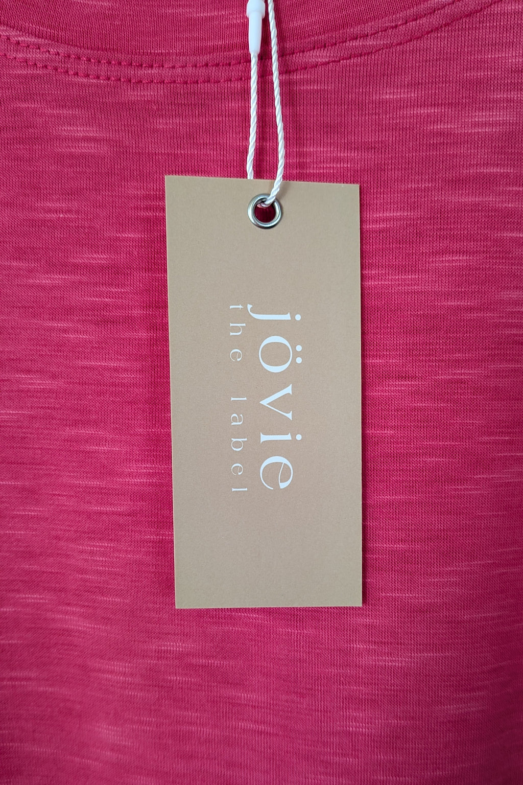 Jövie the Label Sienna Tiered Midi Dress in Fuchsia Pink Size 14 BNWT RRP $99.95