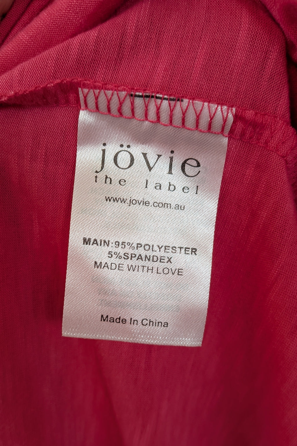 Jövie the Label Sienna Tiered Midi Dress in Fuchsia Pink Size 14 BNWT RRP $99.95
