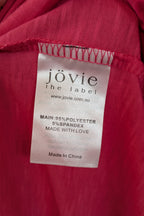 Jövie the Label Sienna Tiered Midi Dress in Fuchsia Pink Size 14 BNWT RRP $99.95