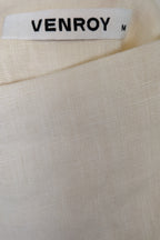 Venroy Scoop Cut Out Maxi Dress in Natural White Size M BNWT RRP $280