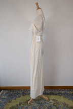 Venroy Scoop Cut Out Maxi Dress in Natural White Size M BNWT RRP $280