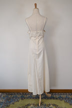 Venroy Scoop Cut Out Maxi Dress in Natural White Size M BNWT RRP $280