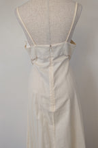 Venroy Scoop Cut Out Maxi Dress in Natural White Size M BNWT RRP $280