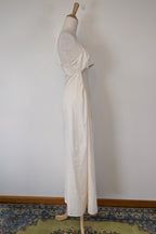 Venroy Scoop Cut Out Maxi Dress in Natural White Size M BNWT RRP $280