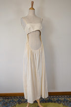 Venroy Scoop Cut Out Maxi Dress in Natural White Size M BNWT RRP $280