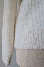 New U Collection Wildflower Embroidered Wool Blend Jumper Size L/XL