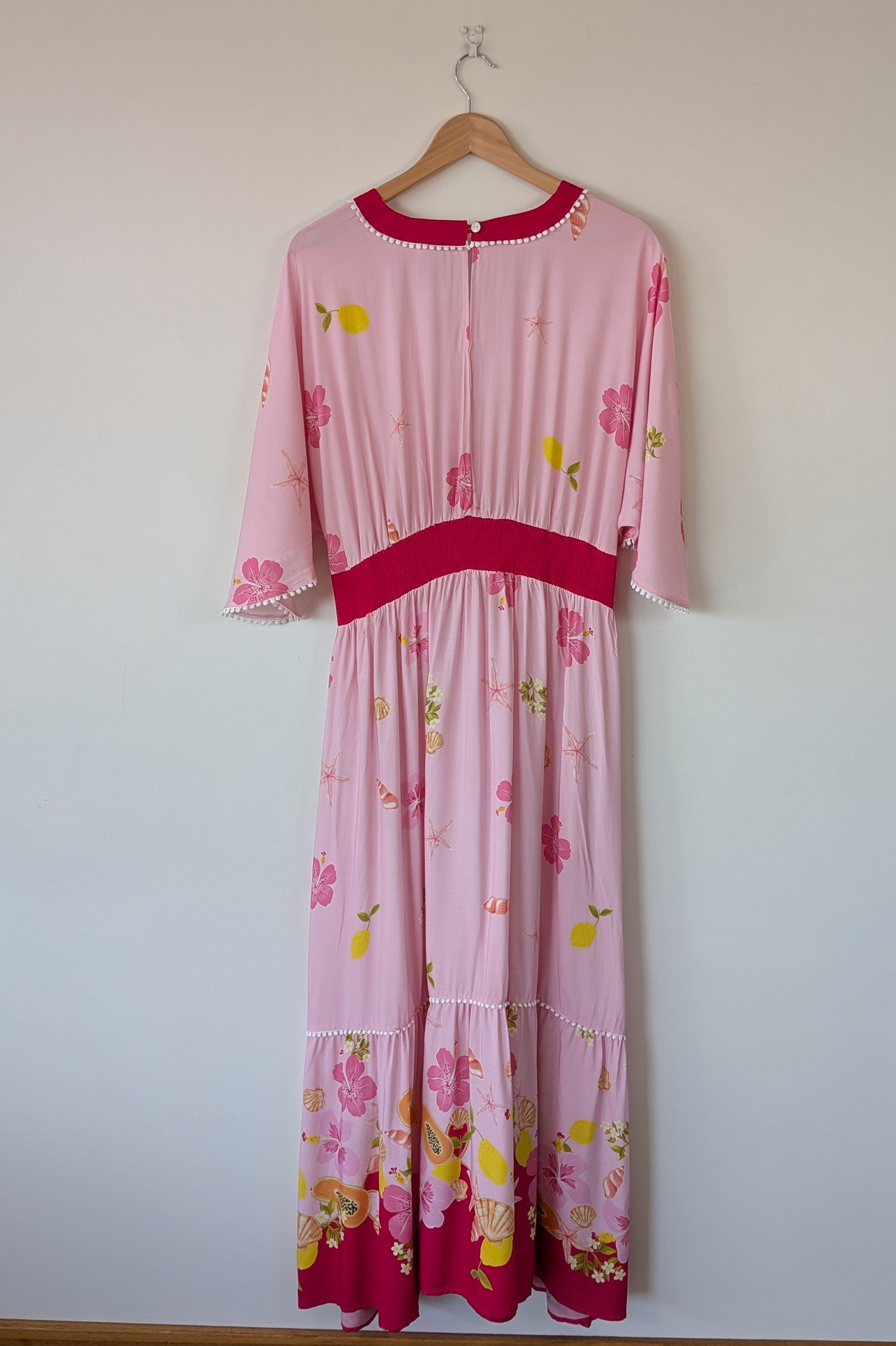 New U Collection Tropical Floral Maxi Dress Size 16 BNWT RRP $89.95