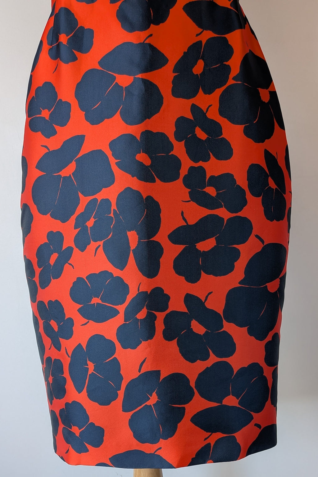 Lela Rose Floral Print Duchesse Satin Dress Size 16 BNWT RRP $2,535