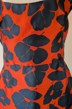 Lela Rose Floral Print Duchesse Satin Dress Size 16 BNWT RRP $2,535