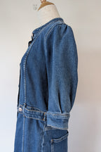 7 For All Mankind Cruise Marina Denim Mini Dress Size M