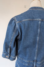 7 For All Mankind Cruise Marina Denim Mini Dress Size M