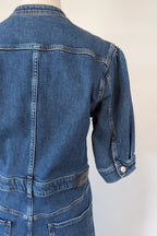 7 For All Mankind Cruise Marina Denim Mini Dress Size M