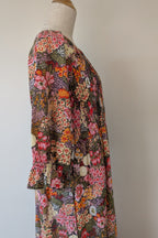 Fabrik Eden Floral Print Tiered Maxi Dress Size L