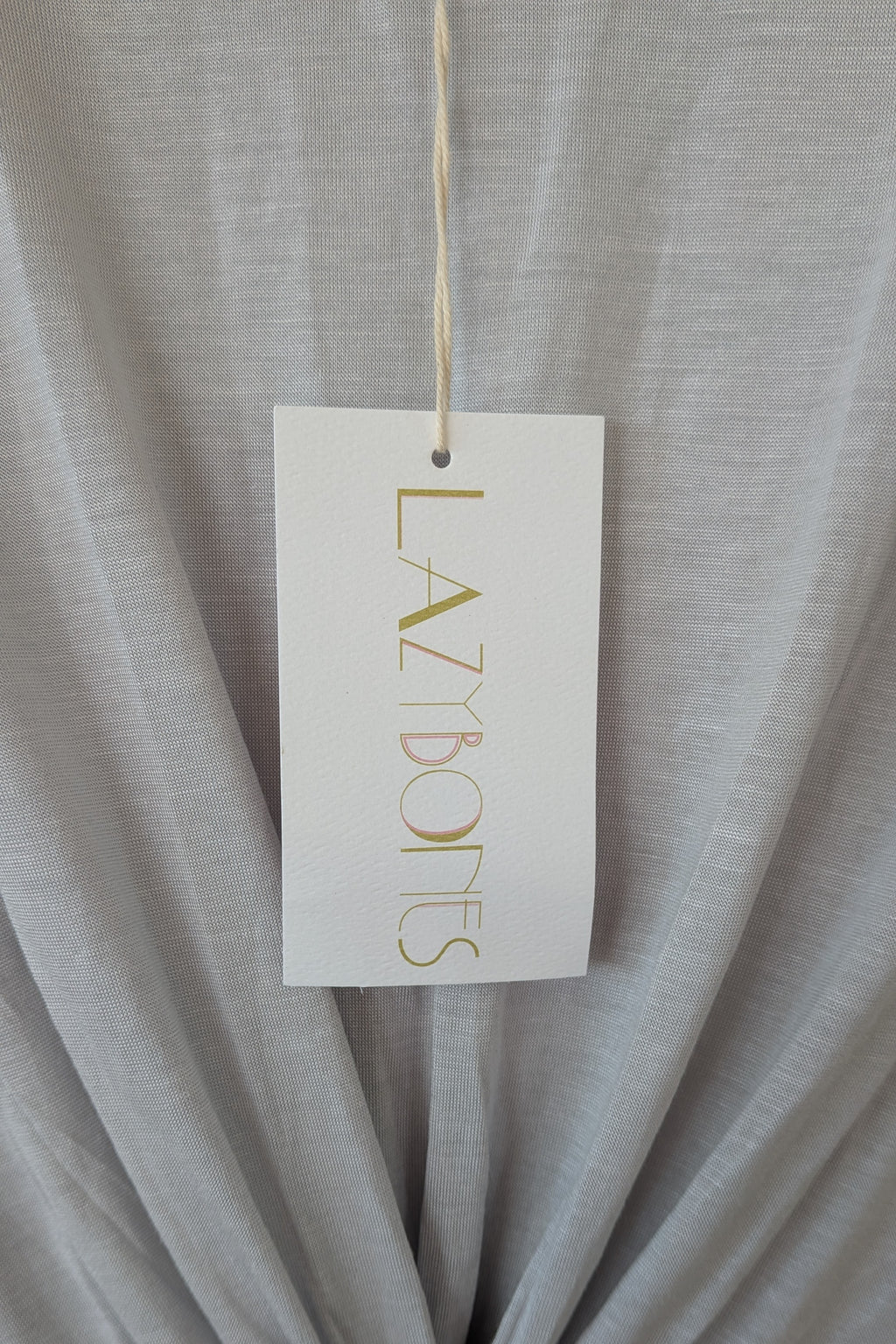 Lazybones Soft Grey Twist Front Dolman Top Size XL BNWT RRP $119