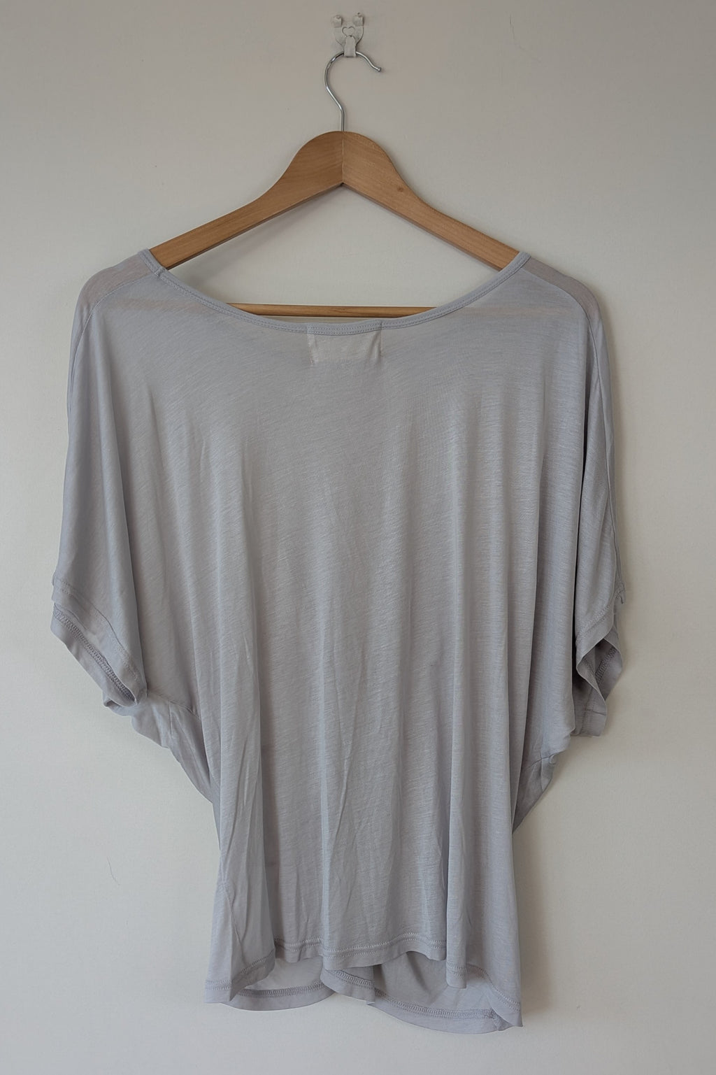 Lazybones Soft Grey Twist Front Dolman Top Size XL BNWT RRP $119