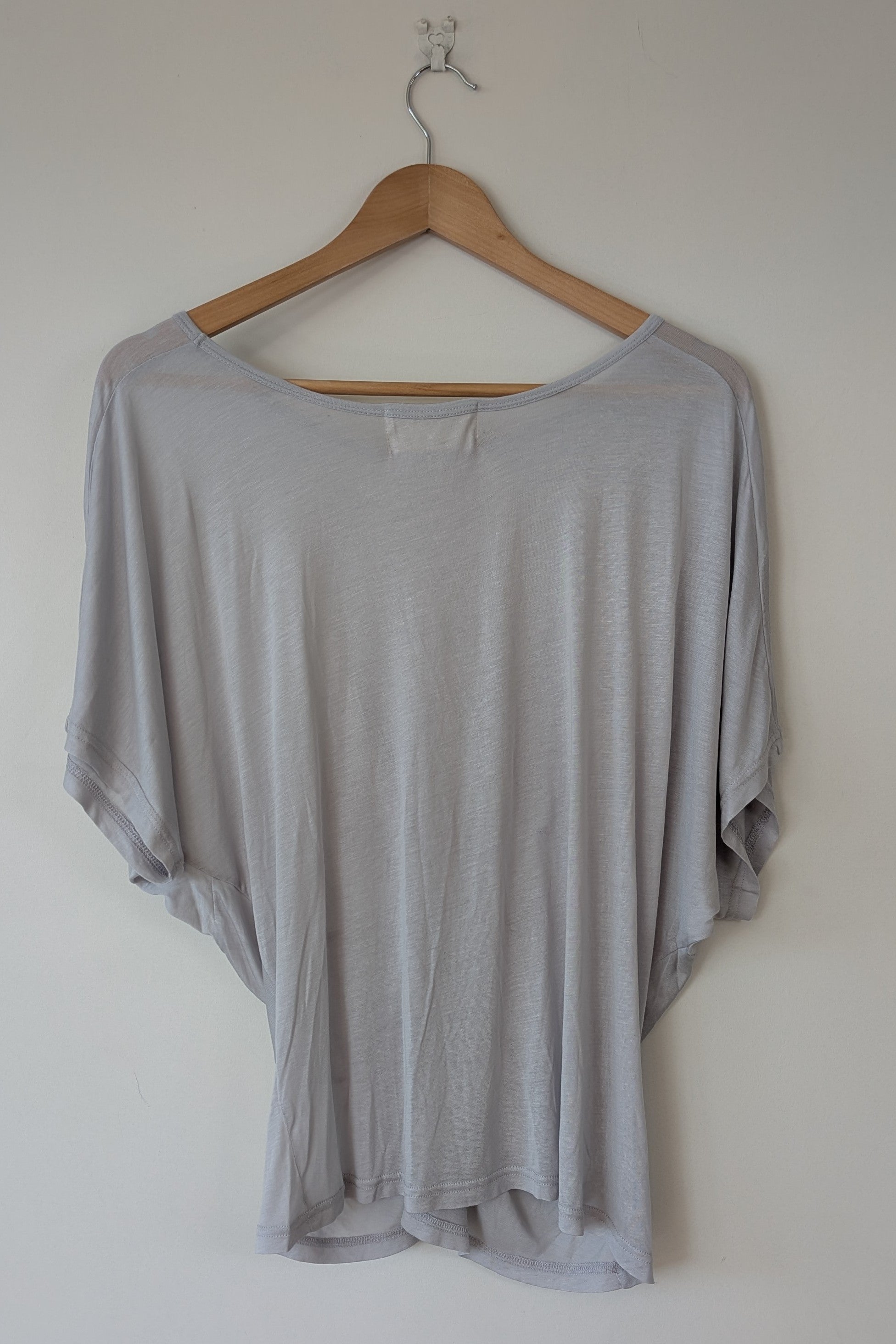 Lazybones Soft Grey Twist Front Dolman Top Size XL BNWT RRP $119