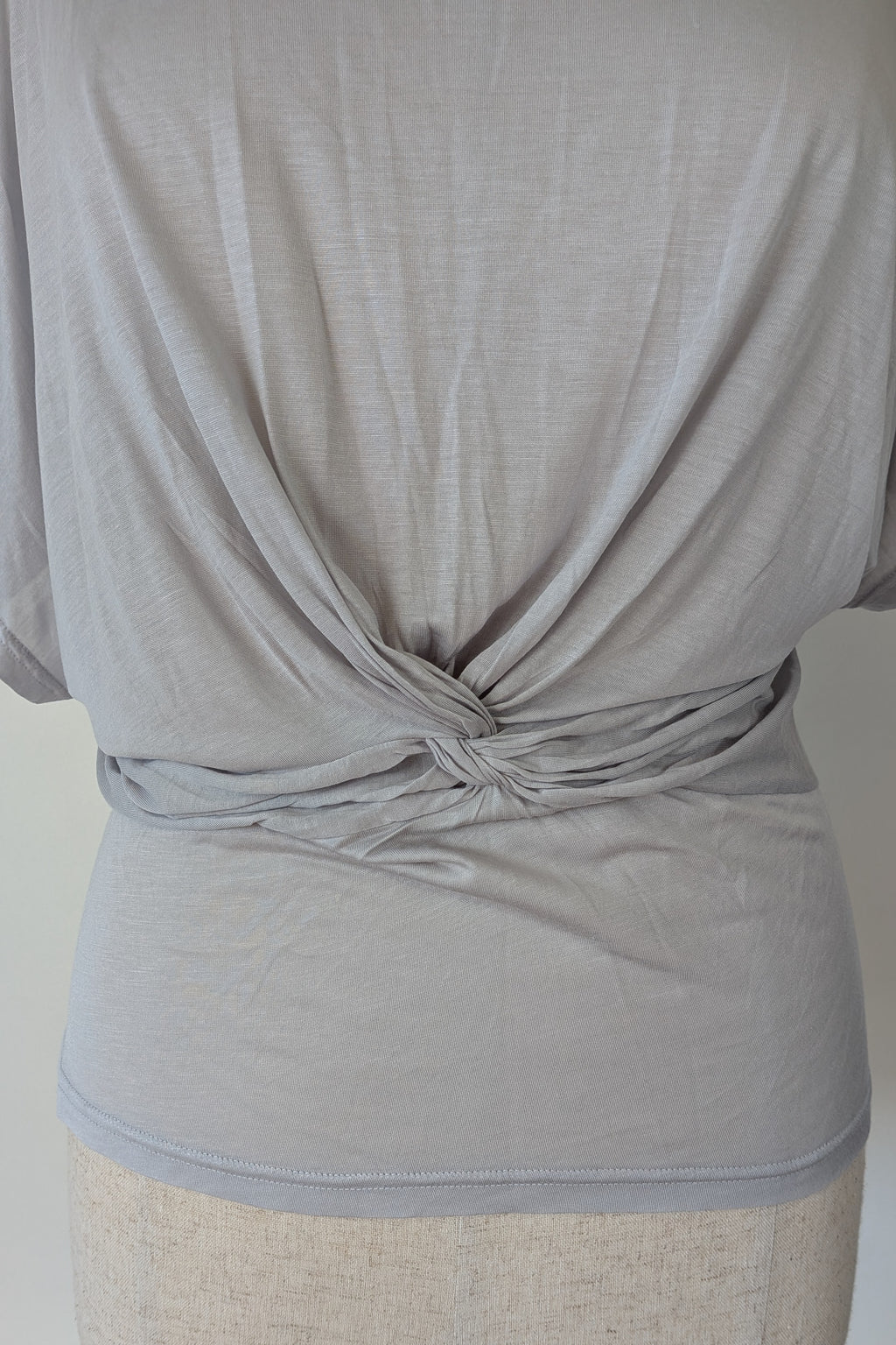Lazybones Soft Grey Twist Front Dolman Top Size XL BNWT RRP $119