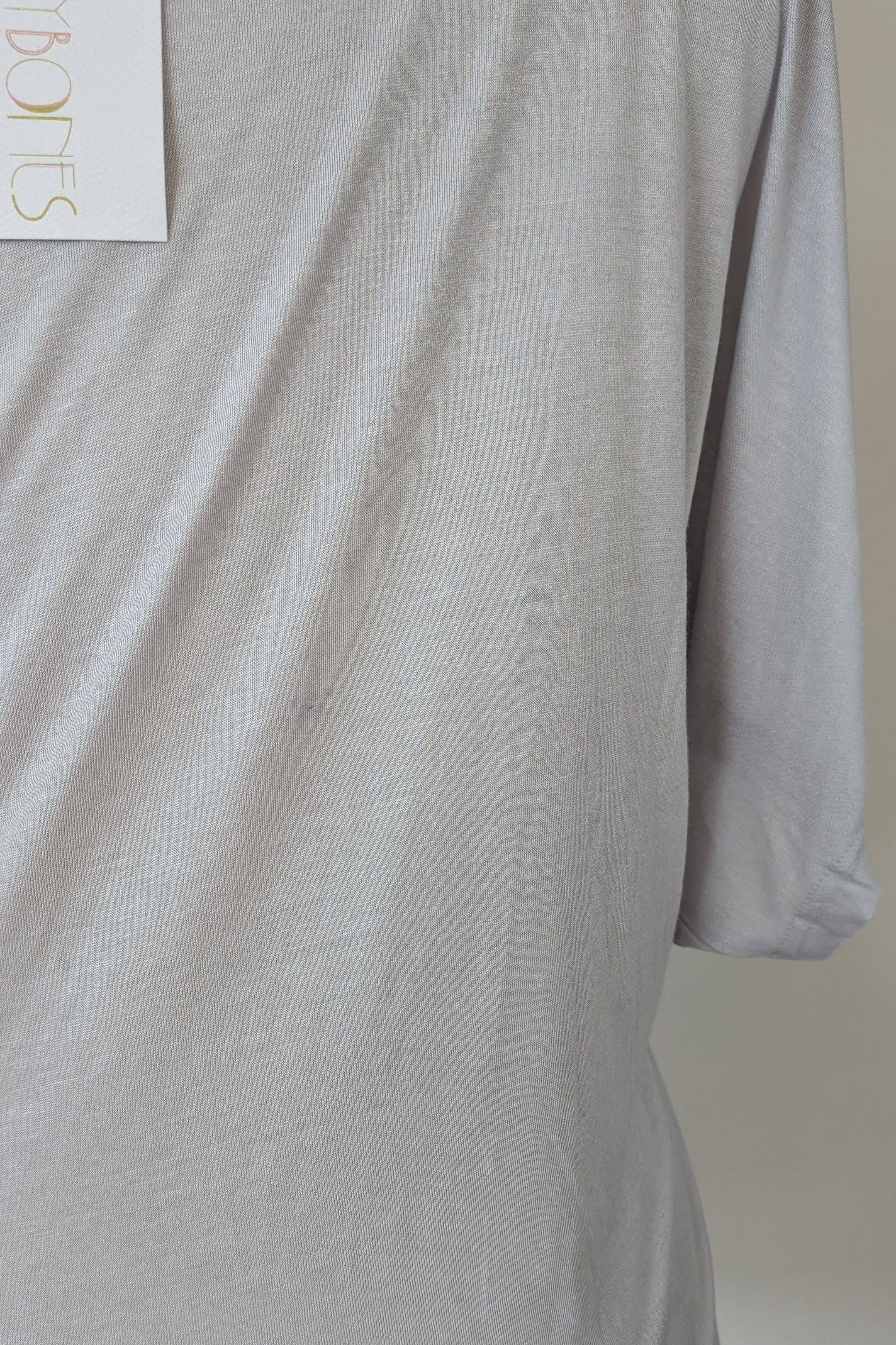 Lazybones Soft Grey Twist Front Dolman Top Size XL BNWT RRP $119