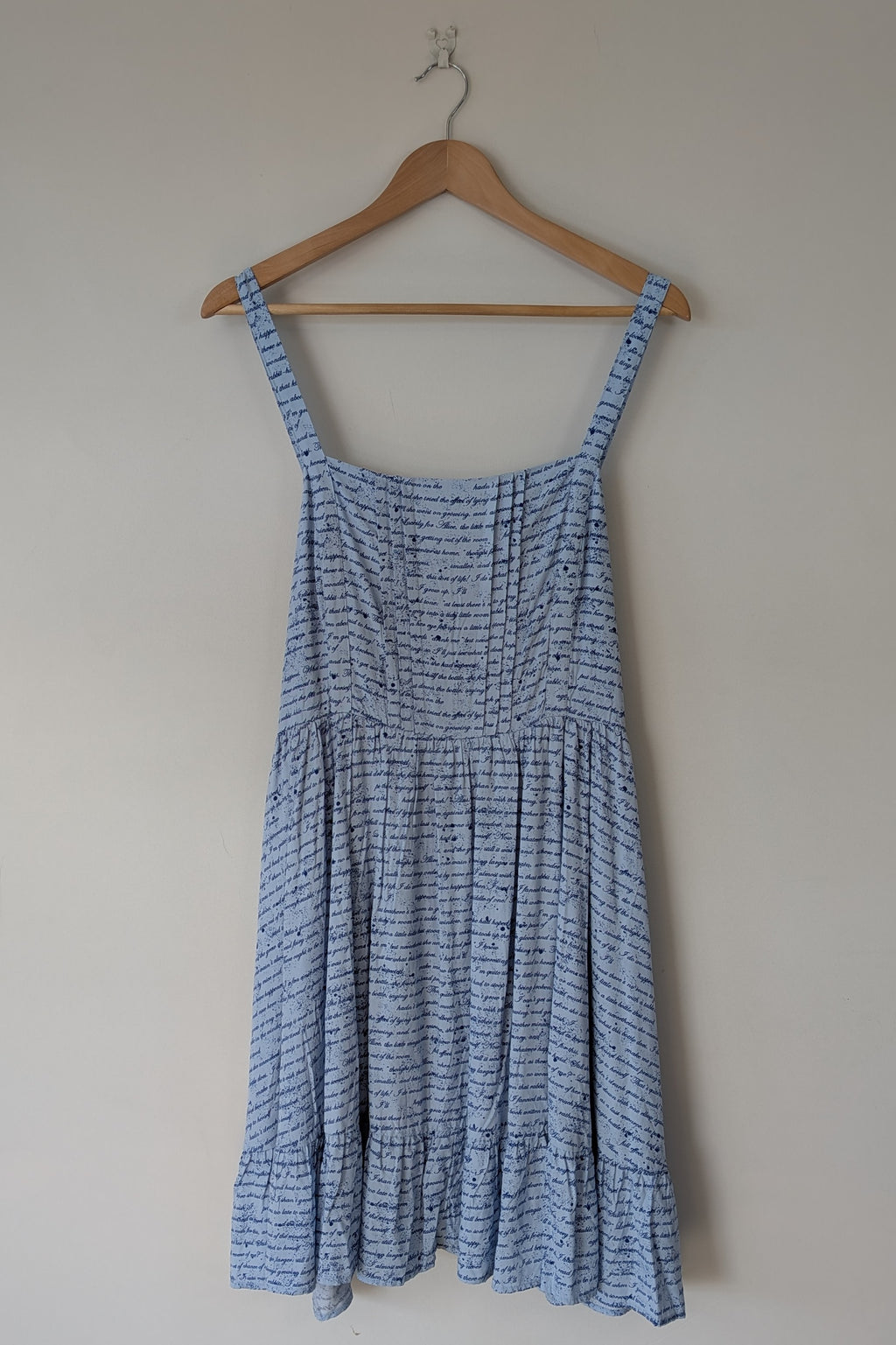 Dangerfield Read It Again Alice In Wonderland Pinafore Dress Size 14