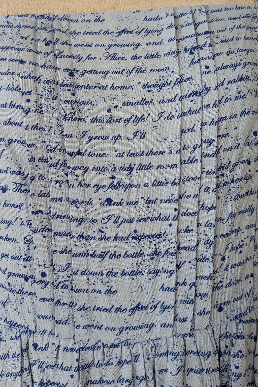 Dangerfield Read It Again Alice In Wonderland Pinafore Dress Size 14