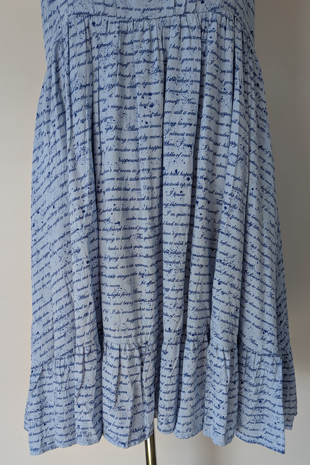 Dangerfield Read It Again Alice In Wonderland Pinafore Dress Size 14