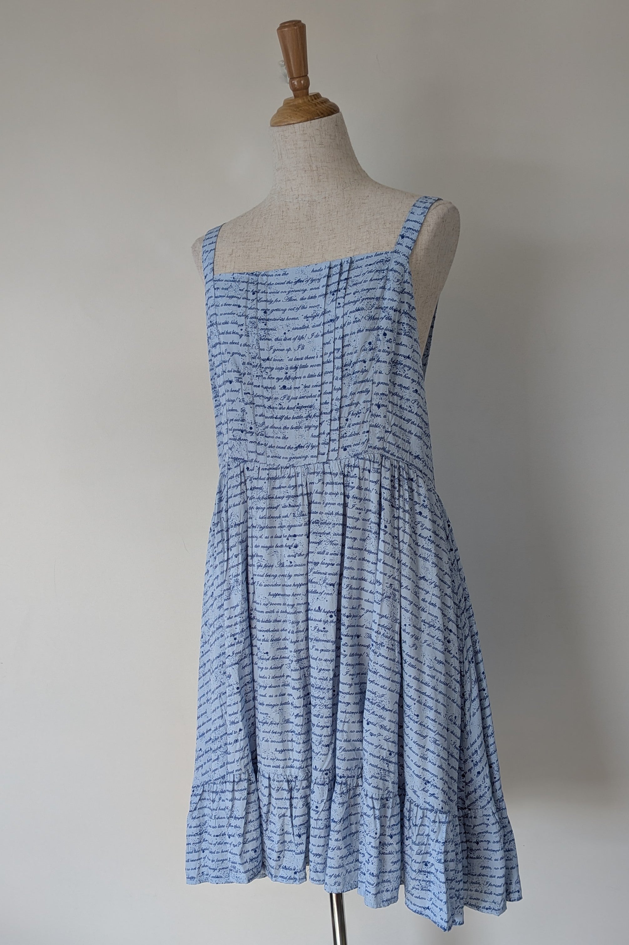 Dangerfield Read It Again Alice In Wonderland Pinafore Dress Size 14