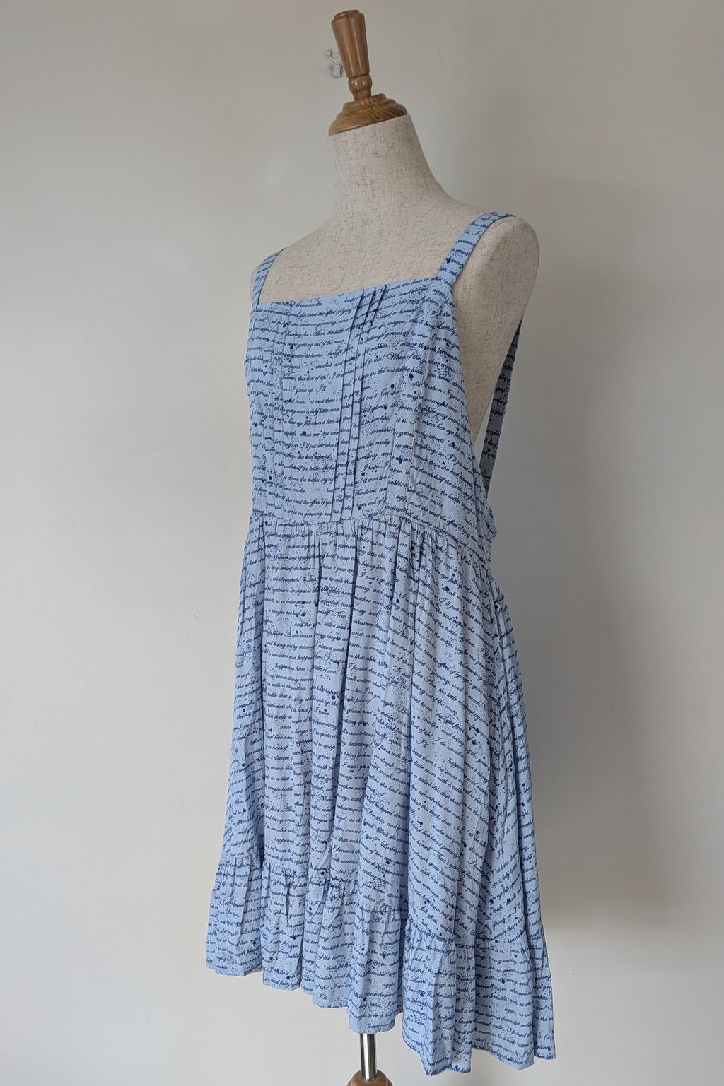 Dangerfield Read It Again Alice In Wonderland Pinafore Dress Size 14