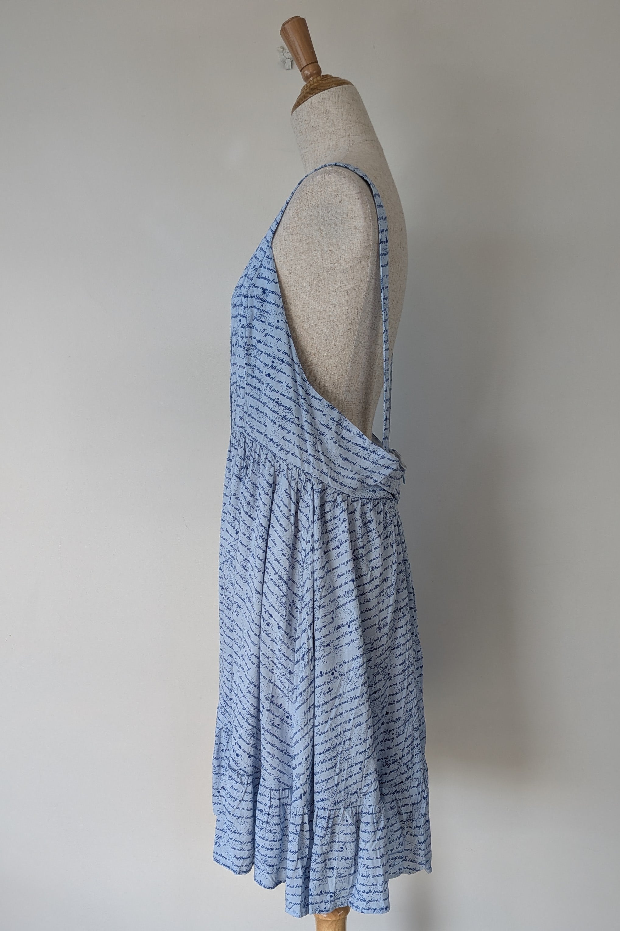 Dangerfield Read It Again Alice In Wonderland Pinafore Dress Size 14