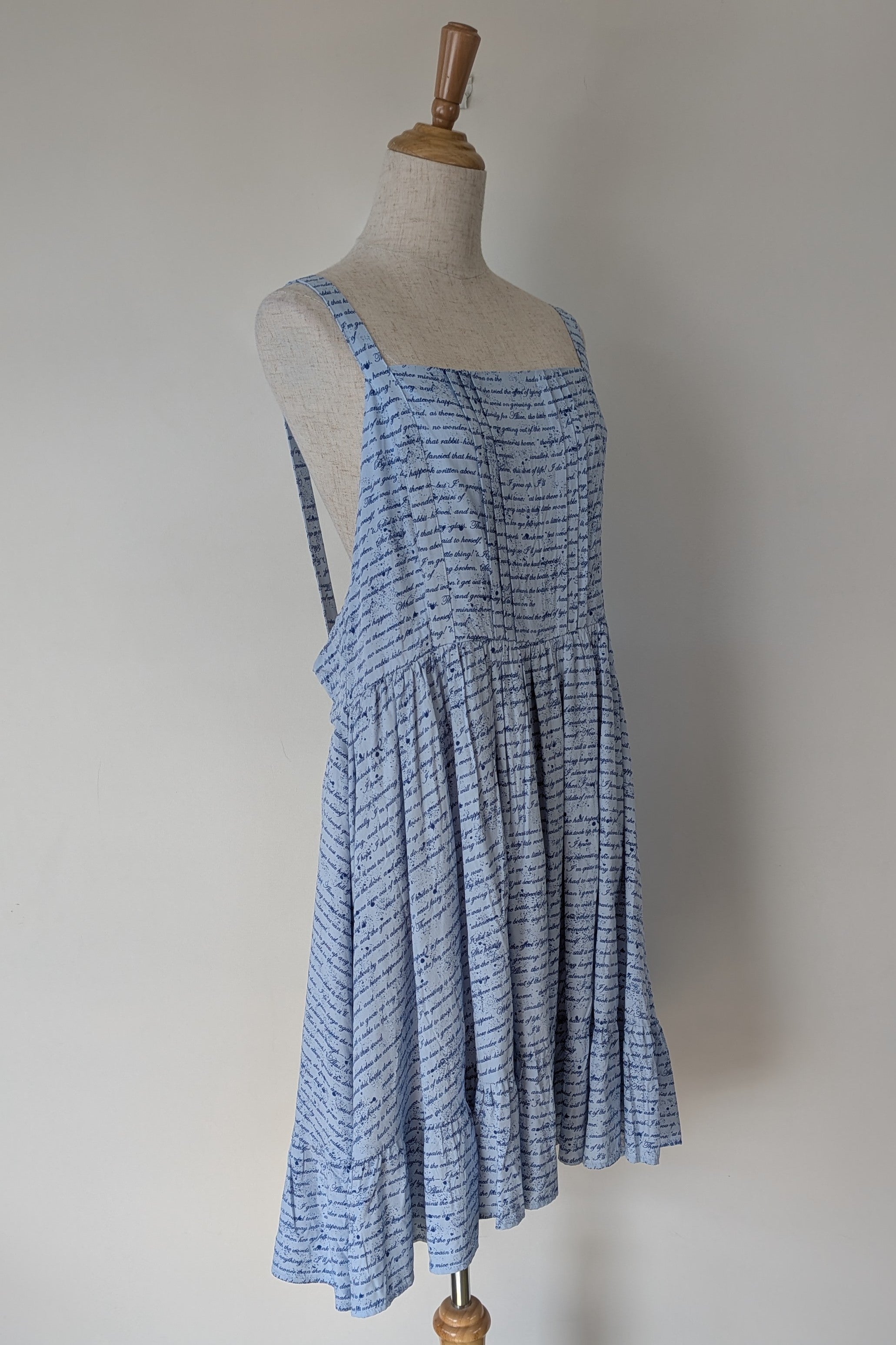 Dangerfield Read It Again Alice In Wonderland Pinafore Dress Size 14