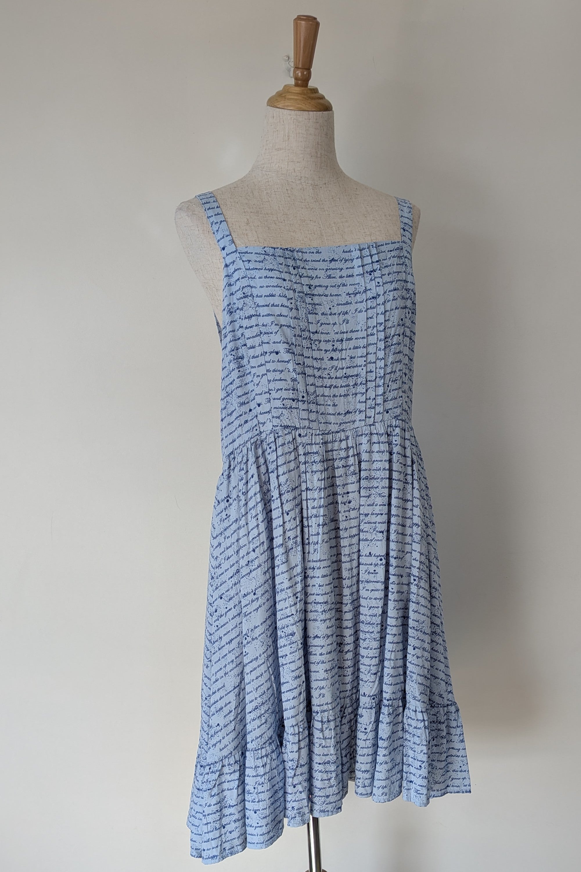 Dangerfield Read It Again Alice In Wonderland Pinafore Dress Size 14