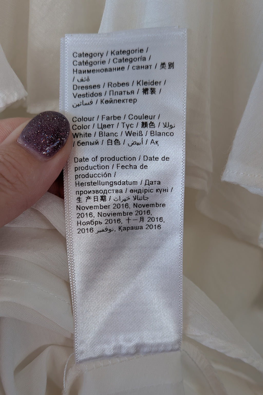 Lost Ink White Cold Shoulder Ruffle Dress with Daisy Mesh Embroidery Size 10