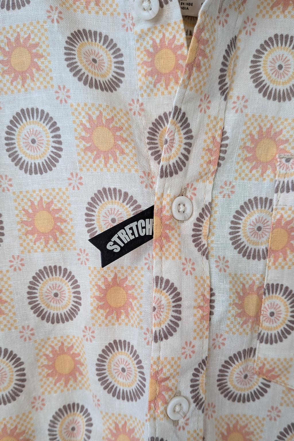Quiksilver Mandala Short Sleeve Shirt Size S BNWT RRP $89.99