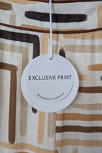 Ebby & I Linen Lux Phoenix Piping Pant Size 10 BNWT RRP $99.95