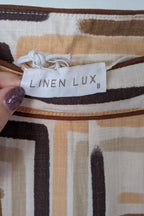 Ebby & I Linen Lux Phoenix Piping Pant Size 10 BNWT RRP $99.95
